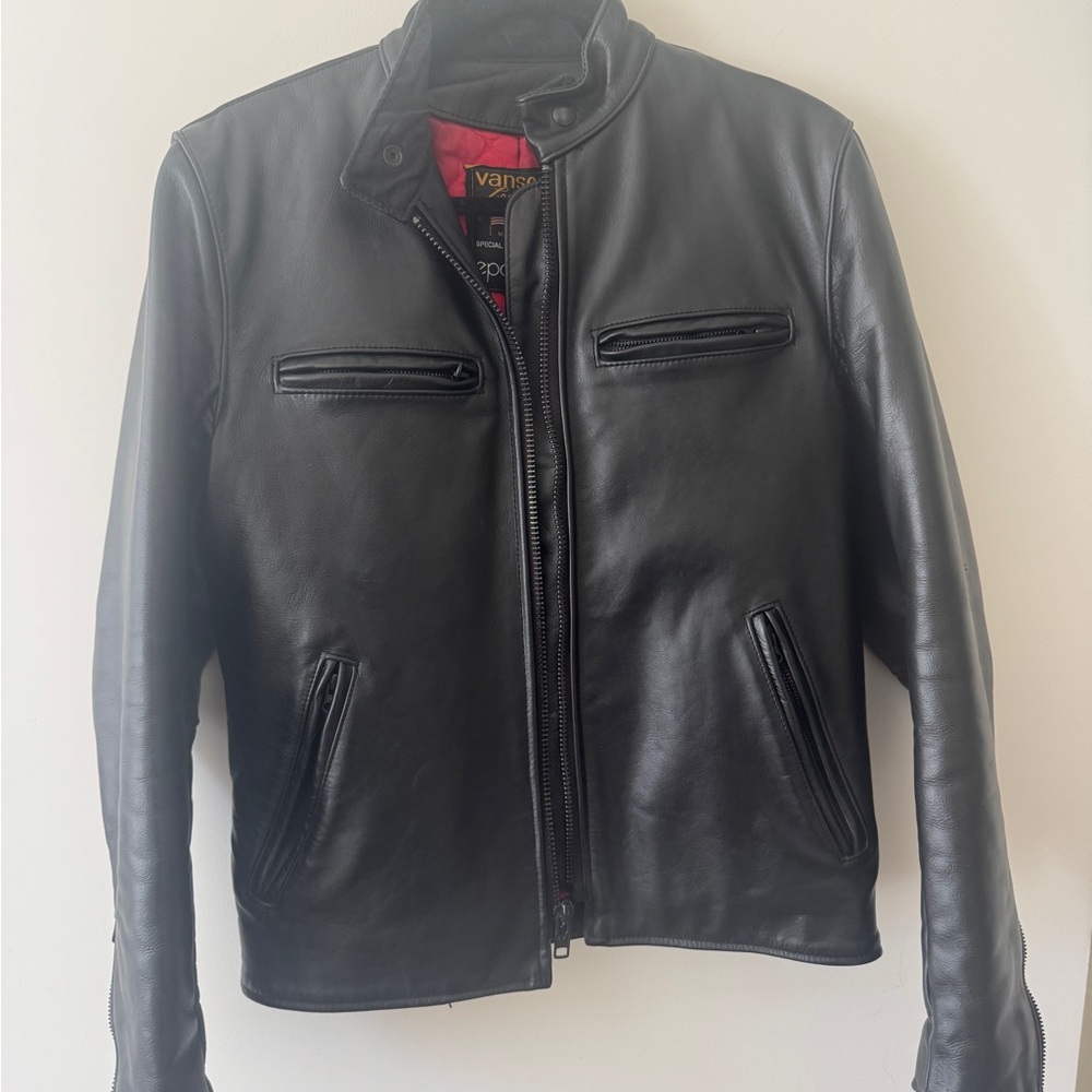 Vanson Leather Jacket Special Edition epaulet